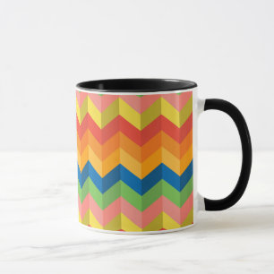 Zickzackstreifen Tasse