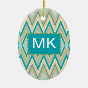 Zickzacktelefone diagonal keramik ornament