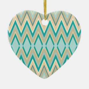 Zickzacktelefone diagonal keramik ornament