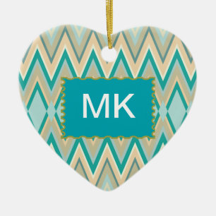 Zickzacktelefone diagonal keramikornament