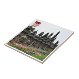 zID019 PURA TAMAN AYUN Temple, Bali, Indonesien, Fliese