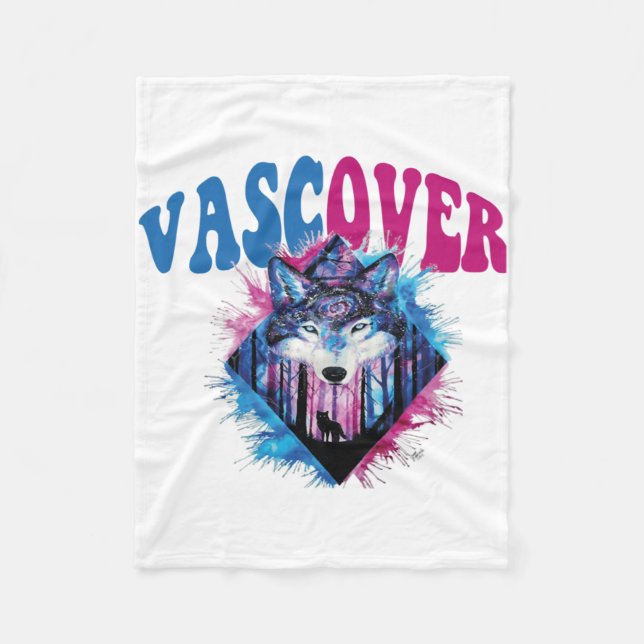 Zidika vascover wolf  Essential Fleecedecke (Vorderseite)