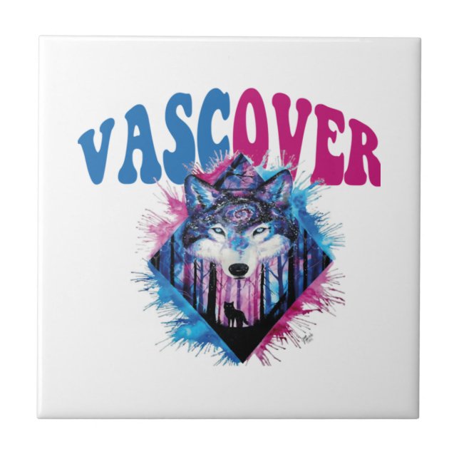Zidika vascover wolf Essential Fliese (Vorderseite)