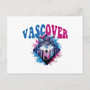 Zidika vascover Wolf Wesentlich Feiertagspostkarte