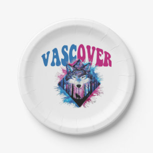 Zidika vascover Wolf Wesentlich Pappteller
