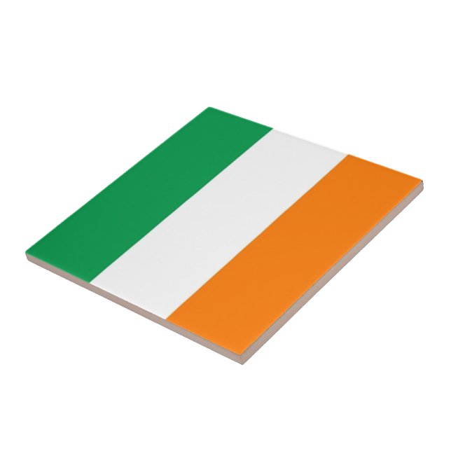 zIE001 irische FLAG, IRLAND, Fliese (Seite)