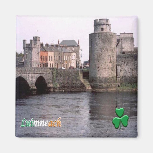 zIE004 LIMERIK, Luimneach, Irland, Kühlschrank Magnet (Vorne)