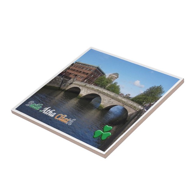 zIE008 DUBLIN, Irland, Fliese (Seite)