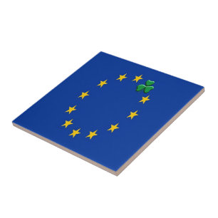 zIE013 IRLAND, Europäisches Thema der Flaggen, Fliese