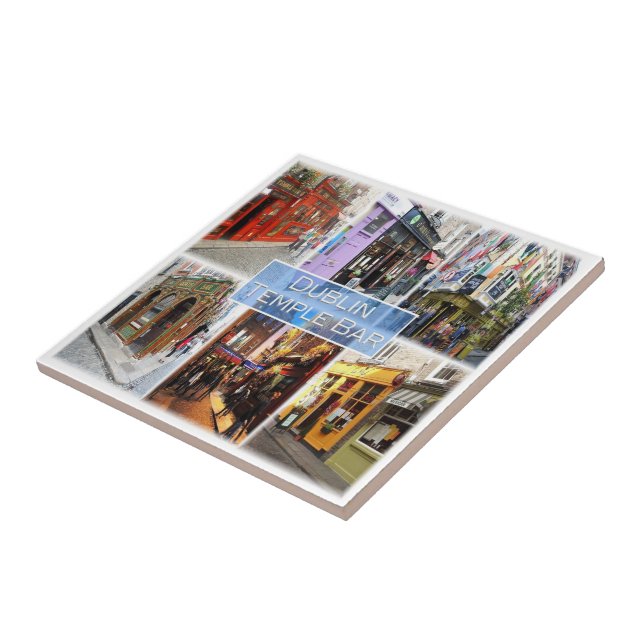 zIE015 DUBLIN Temple Bar, Nordirland Fliese (Seite)