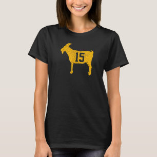 Ziege 15 Vintag Golden T-Shirt