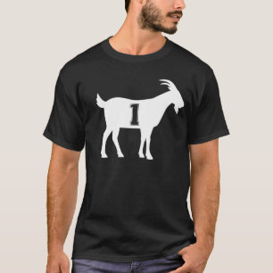 Ziege 1 G.O.A.T. Nummer 1 Ziege T-Shirt