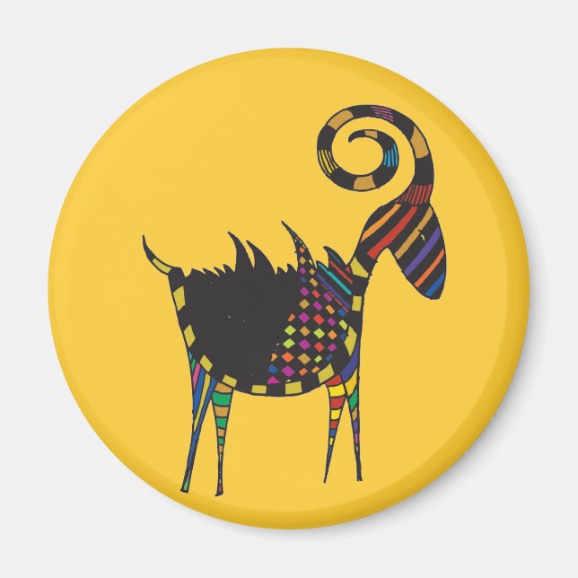 Ziege 2 magnet (Vorne)