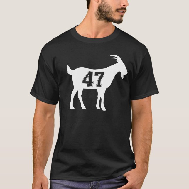 Ziege 47 Trump Nummer 47 Präsident Trump Ziege 47 T-Shirt (Vorderseite)