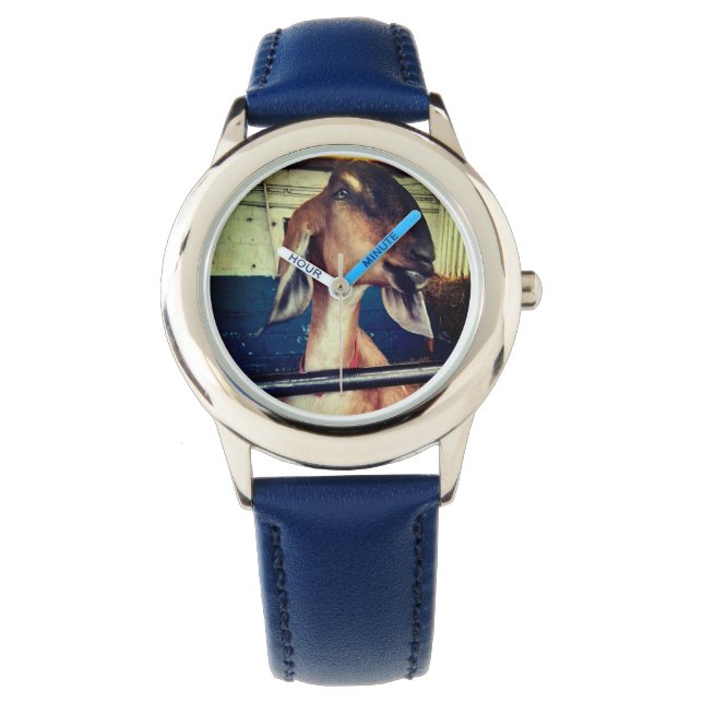 Ziege Armbanduhr (Vorderseite)