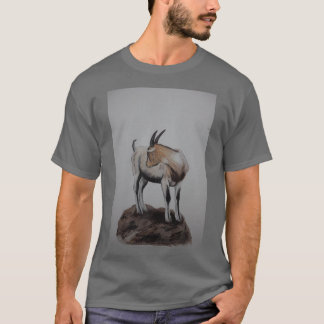 Ziege auf Felsen T-Shirt