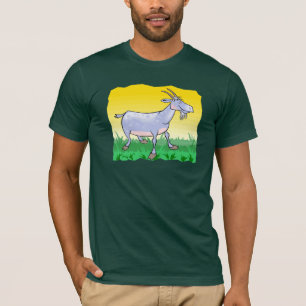Ziege auf Gras-T-Shirt T-Shirt