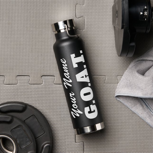 ZIEGE Bester aller Zeit personalisiert Trinkflasche (Fitnessstudio)