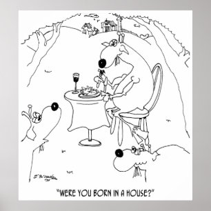 Ziege Cartoon 6928 Poster