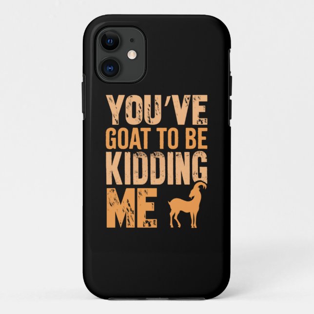 Ziege Case-Mate iPhone Hülle (Rückseite)