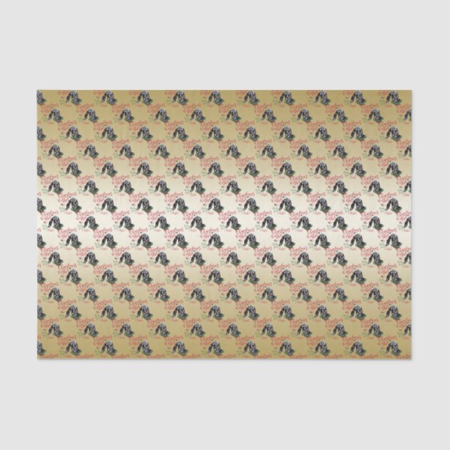 ZIEGE | Christmas wünscht Baby Goat Kisses Nubian  Seidenpapier (Vorderseite)