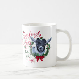 ZIEGE | Christmas wünscht Baby Goat Kisses Pygmy Kaffeetasse