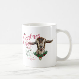 ZIEGE | Christmas wünscht Baby Goat Kisses Togg Kaffeetasse