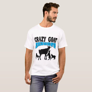 ZIEGE Crazy Goat Grandpa Blue GYG T-Shirt