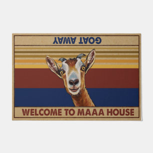 Ziege Doormat, Funny Goat Lover Geschenk Fußmatte