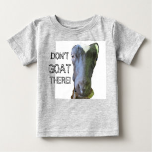 Ziege "DORT NICHT GEHEN" Säugling Bio Strampler