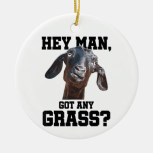 Ziege für Goat Lovers Farm Bekleidung Meme Pun Fun Keramik Ornament