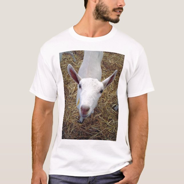"Ziege-gesichtiger" T - Shirt (Vorderseite)
