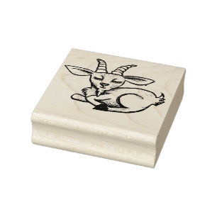 Ziege Gummistempel