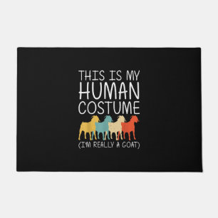 Ziege Halloween Menschkostüm Fußmatte