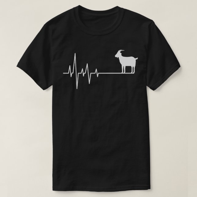 Ziege Heartbeat 2 T-Shirt (Design vorne)