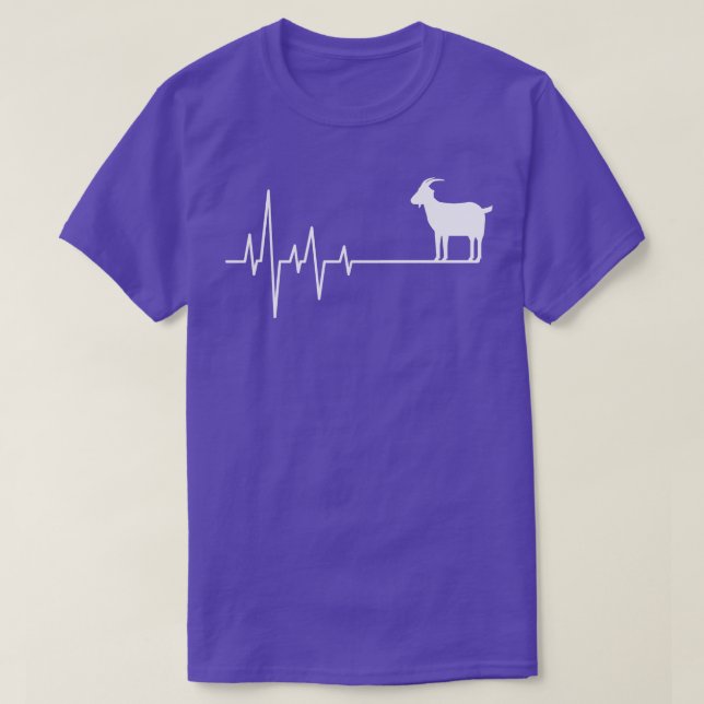 Ziege Heartbeat 3 T-Shirt (Design vorne)