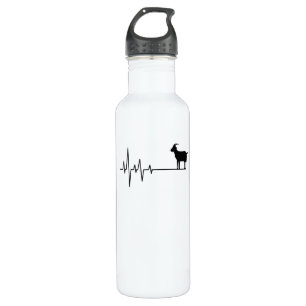 Ziege Heartbeat Edelstahlflasche
