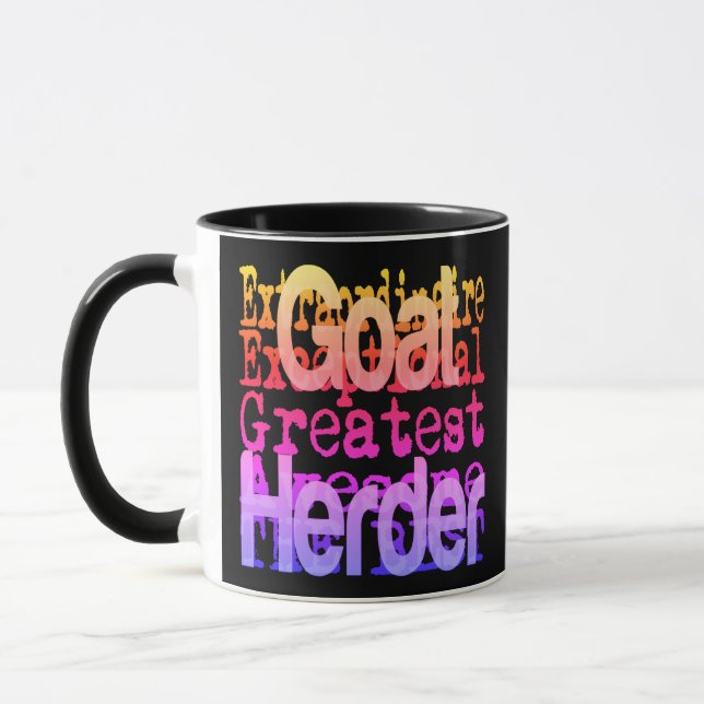 Ziege Herder Extraordinaire Tasse (Links)