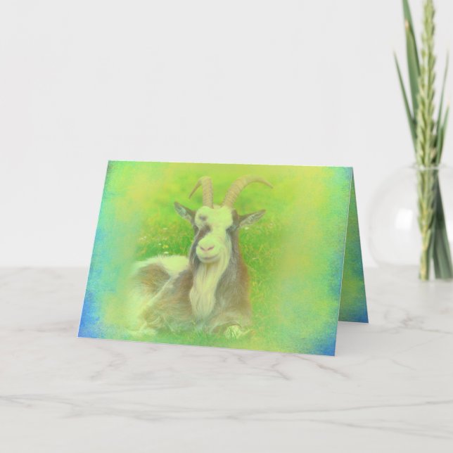 Ziege Karte (Vorderseite)