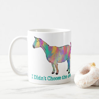 Ziege Leben Pinsel Splash Funny Goat Tierart Kaffeetasse