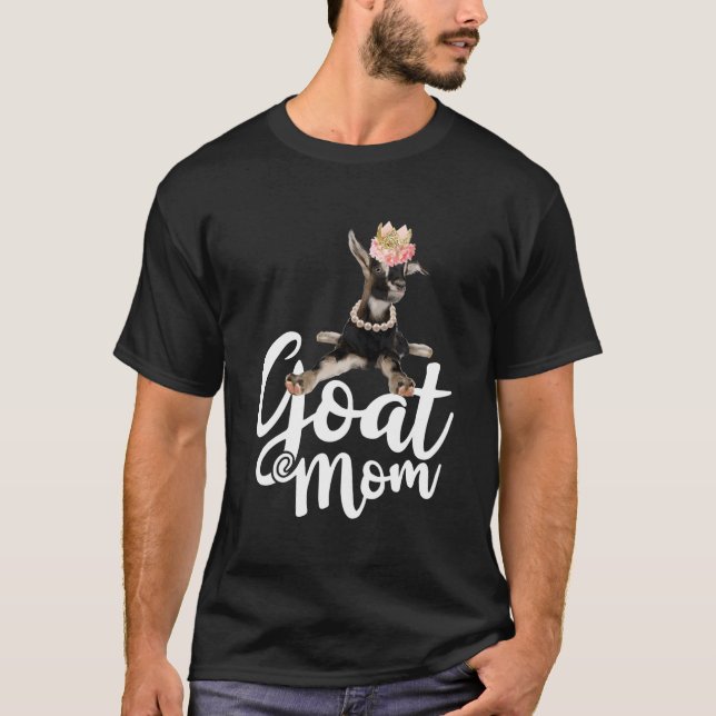 Ziege Mama Funny Goat Lover oder Ziege Bauer Niedl T-Shirt (Vorderseite)