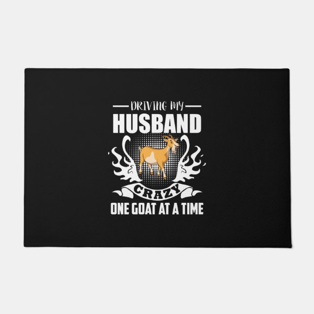 Ziege Mama Ziege Momma Ziege Mama Gift Ziegen Mama Fußmatte (Vorderseite)