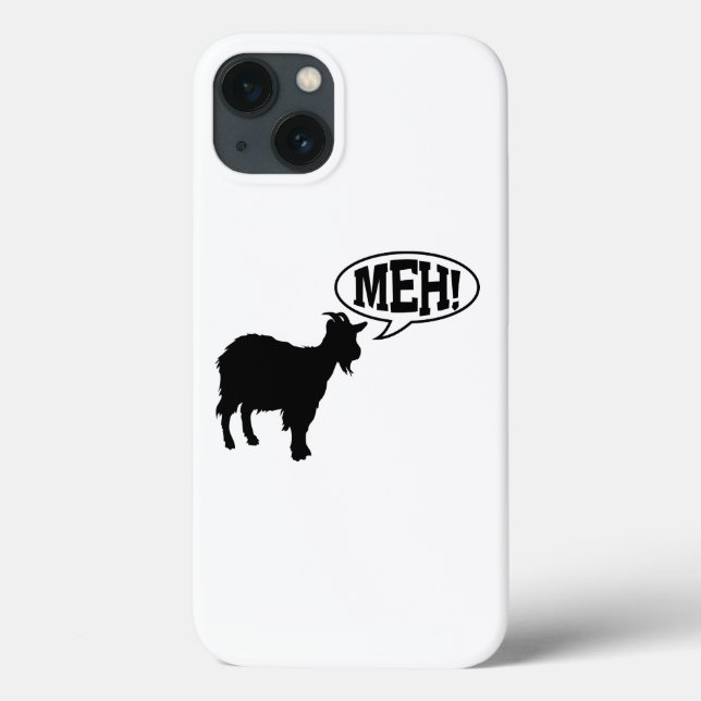 Ziege Meh Case-Mate iPhone Hülle (Rückseite)