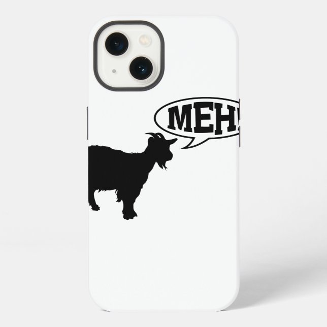 Ziege Meh iPhone Hülle (Rückseite)