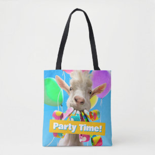 Ziege mit Partyböllern