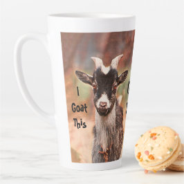 Ziege Niedlichen Witz, dass ich Milchtasse