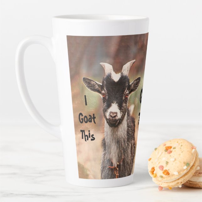 Ziege Niedlichen Witz, dass ich Milchtasse (Beispiel)