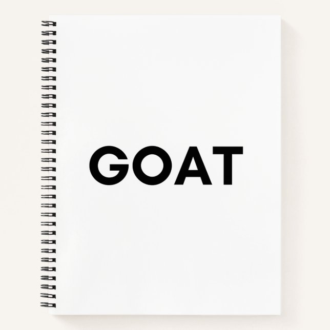 Ziege Notizbuch (Vorderseite)
