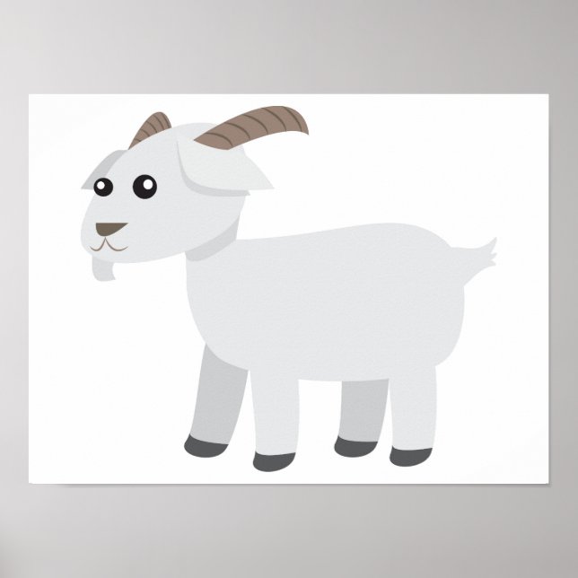 Ziege Poster (Vorne)