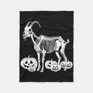 Ziege Skeleton Geburtstag Halloween Mens Womens Ki Fleecedecke